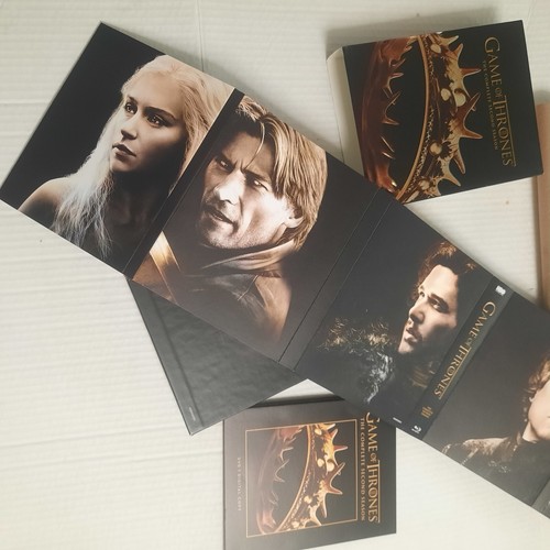 GAME OF THRONES Seasons 1 & 2 Boxsets Blu-Ray With Slip Covers HBO Series - Picture 8 of 12