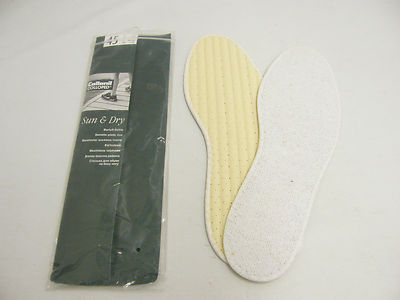 Collonil Sun & Dry Gr 36-45 Barefoot Insole Terry Active Carbon Filter Washable