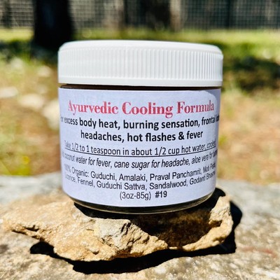 Ayurvedic Cooling Formula #19 For Burning Sensations & Hot Flashes