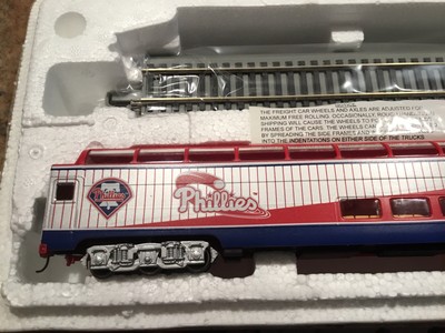 Philadelphia Phillies Train, New In Box With Tracks