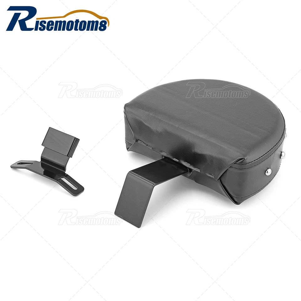 Respaldo de conductor con tachuelas para Harley Heritage Softail Classic Fatboy 2007-2017 Foto 3 de 4