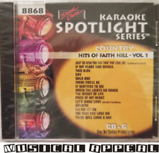 SOUND CHOICE KARAOKE FAITH HILL DISC CD G - SC8868- RARE/HARD TO FIND - 15 SONGS