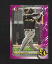 2022 Bowman Zayed Salinas BP-122 Fuchsia Parallel 126/299 San Diego Padres