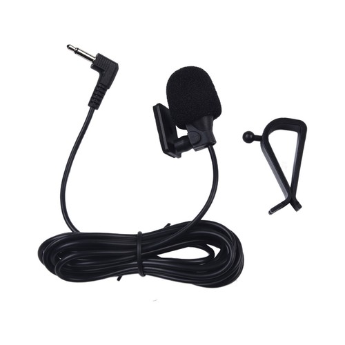 External Microphone Microphone 3.5mm Stereo For Car Radio Cell Phone Laptop - Picture 2 of 12