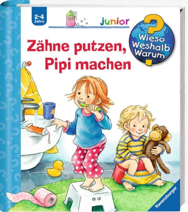 Ravensburger 32887 Wieso? Weshalb? Warum? Junior 52 Zähne Putzen, Pipi