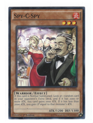 Spy-C-Spy DUEA-EN046 Short Print Common Yu-Gi-Oh Card 1st Edition Spy-C-Spy DUEA-EN046 Short Print Common Yu-Gi-Oh Card 1st Edition