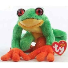 Beanie Babies 2001  Panama  Frog - PE Pellets RARE HARD TO FIND