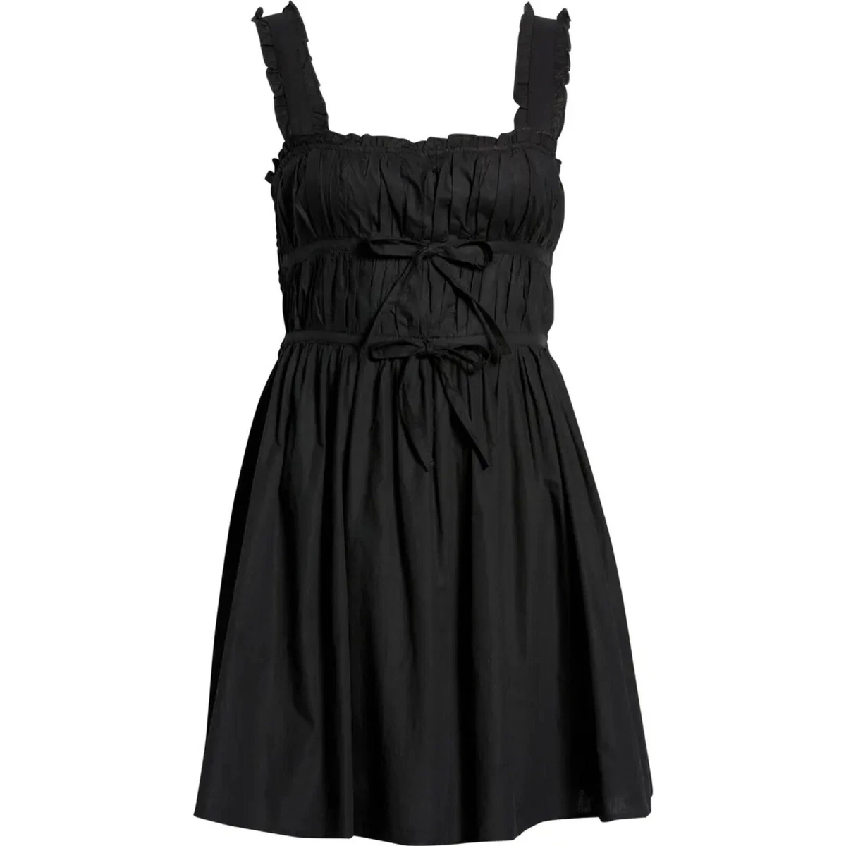 Ruched cotton cheap dress