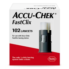 Accu-Chek FastClix Lancets for Diabetic Blood Glucose Testing (Pack of 102)​