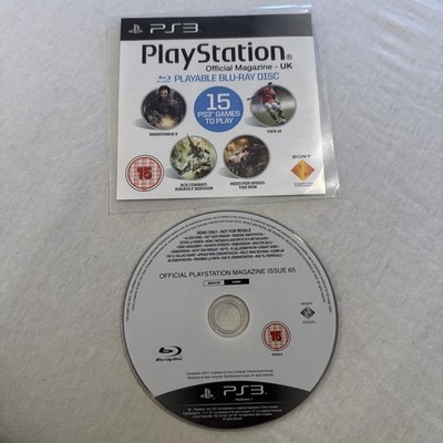 OFFICIAL PLAYSTATION MAGAZINE UK ISSUE 65 BLUE RAY DEMO COVER PS3 PLAYSTATION 3