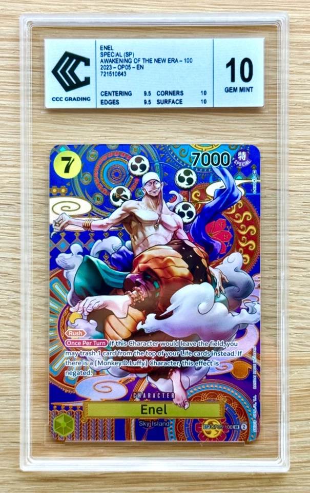 Carte One Piece - Enel (OP05-100)- SP V. EN - AWAKENING OF THE NEW ERA - CCC 10