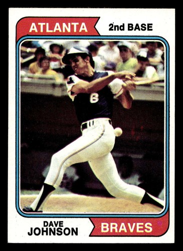 1974 Topps #45 Dave Johnson Near Mint + Braves ID:463190