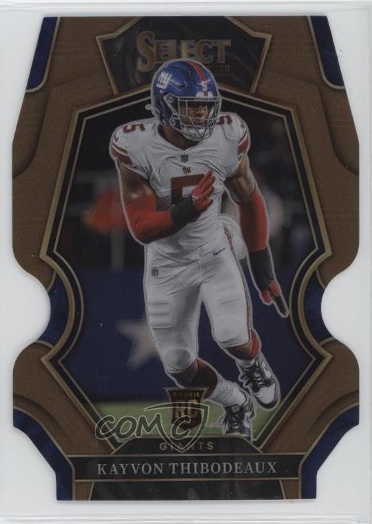 2022 Panini Select Premier Level Copper Prizm Die-Cut /99 Kayvon Thibodeaux 1n7b