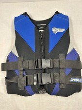 Hyperlite Life Jacket - Youth Size 50-90 lbs Black/blue Colorblock