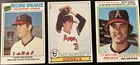 Topps 1976-1978 California Angels Nolan Ryan Record Breaker Card Lot 3 Cards