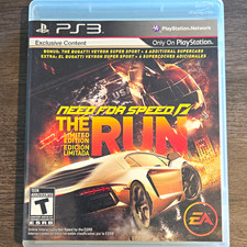 Need for Speed: The Run Limited Edition PS3 Manual Included Multiplayer
