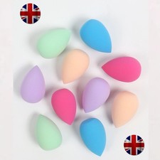10 Pack Beauty Makeup Applicator Foundation Blender Sponge Smooth Flawless UK