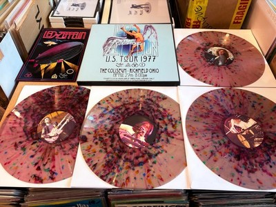 LED ZEPPELIN 1977 BOX KOMPLETT. ORIGINAL EUROPE 4 LP NEUWERTIG