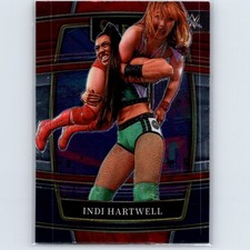 2022 Panini Select WWE Indi Hartwell #49 Red and Blue
