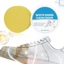 Shoe Cleaner 100g Stain Removal Cleaning Cream with Sponge Shoe