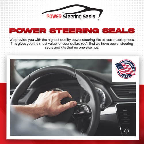 POWER STEERING RACK AND PINION SEAL/REPAIR KIT FITS LEXUS RX330 RX350 2004-2009 - Picture 2 of 6