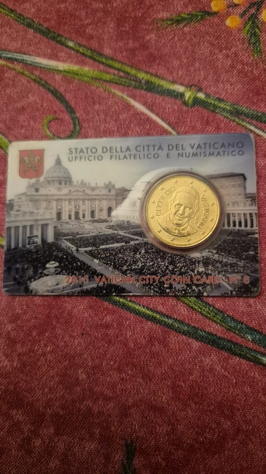 2015 - VATICAN Coincard N°6  -  50 CENT - Photo 1/1
