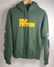 Pulp Fiction Hoodie 2019 Miramax Movie Promo Green Size S Graphic Sweatshirt GUC