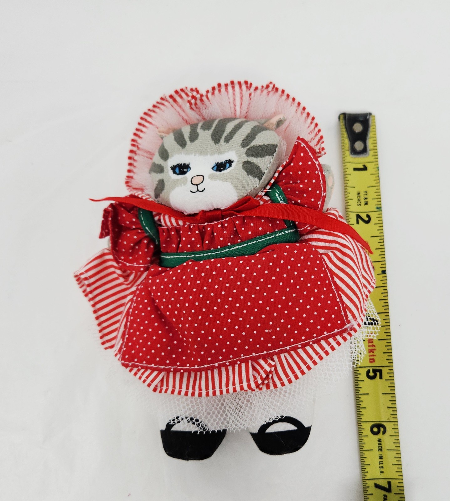 Vintage LOT Felt Sequin Christmas Ornaments incl. KURT S ADLER Santa 