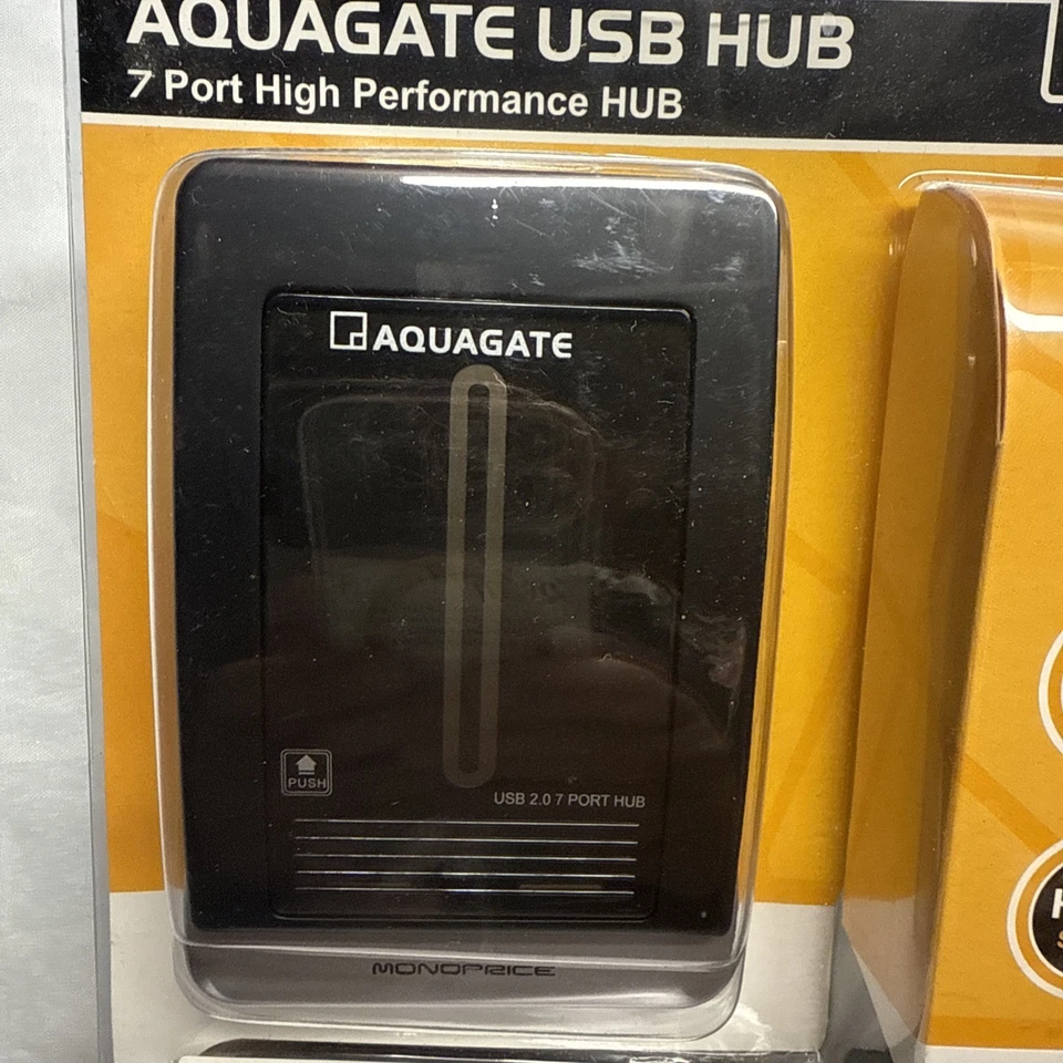 Sealed Monoprice Aquagate 7-Port High Performance USB 2.0 Hub Hi-Speed MS-UH2070 - Image 3 of 4