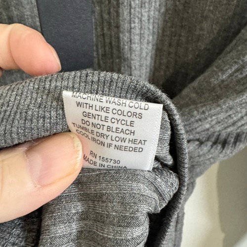 NUEVO CON ETIQUETAS Jane & Delancey Botones Capucha Cuello Top Gris Manga Larga Para Mujer’s Talla Grande - Imagen 7 de 10