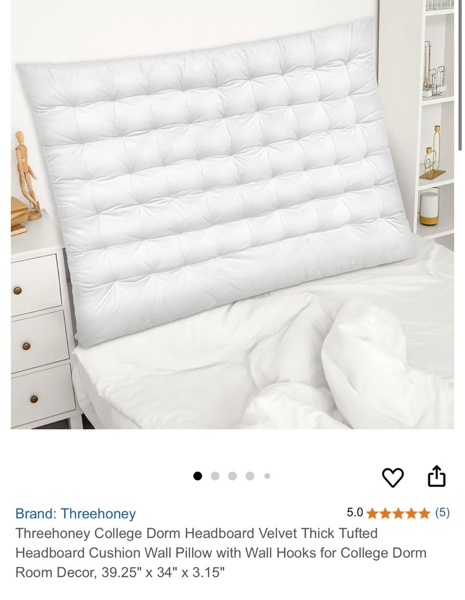 Dormify Melody Tufted Cushioned Twin Headboard/Pillow, x 34