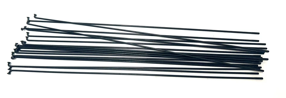 Radios negros redondos DT SWISS Champion negros curva en J 2,0 mm 263 mm 100/cuenta a granel Foto 2 de 4