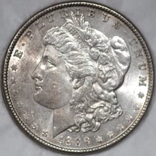 1886-P Morgan Silver Dollar 90% Silver a Nice Piece of History As Shown [SN01]