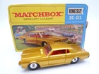 VINTAGE MATCHBOX KING SIZE K-21 MERCURY COUGAR IN ORIGINAL BOX 1969