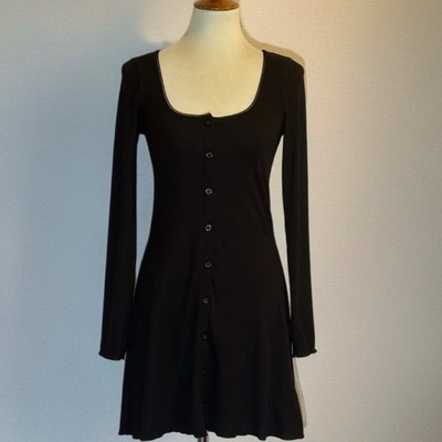 NWOT Divided by H&M Lace-Trimmed Ribbed Dress Black Size Small | eBay NWOT Divided by H&M Lace-Trimmed Ribbed Dress Black Size Small | eBay