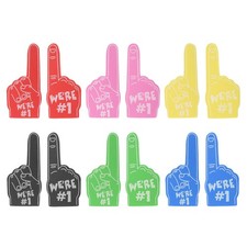 Mini Foam Fingers, 5.1'' EVA We're#1 Cheerleading Fingers for Sports Events Game