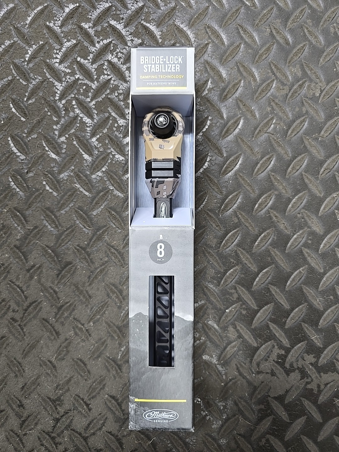 Mathews Bridge-Lock Bow Stabilizer 8" Bridge Lock - Sitka Elevated 2 CAMO