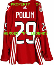 R-S to 2X MARIE PHILIP POULIN TEAM CANADA ADIDAS LICENSED PRACTICE HOCKEY JERSEY