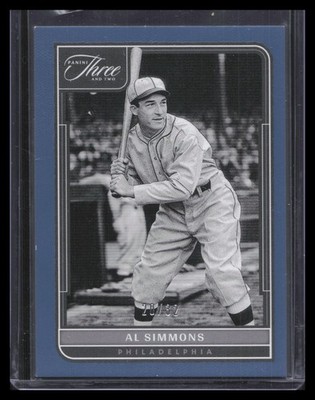 2022 Panini Three and Two #9 Al Simmons Full Count #/32