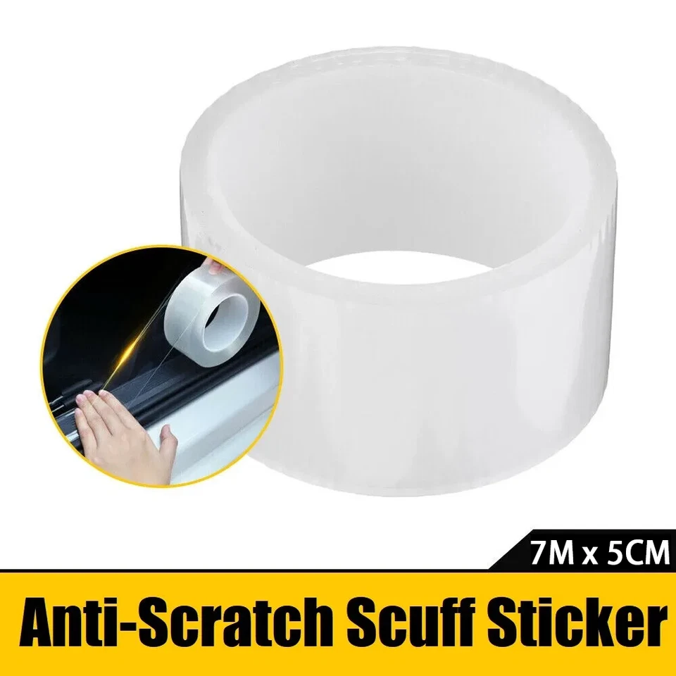 Accesorios Transparente Auto Coche Puerta Alféizar Rasguño Cubiertas Placa Adhesivos Para Jeep Foto 3 de 4