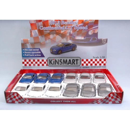 BENTLEY CONTINENTAL GT SPEED 2012 cm 12 Colori Assortiti (1 Modellino a Scelta) - Immagine 3 di 3