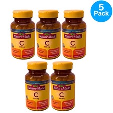 Nature Made Vitamin C 500 mg 250 Caplets 5 Pack New