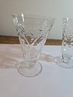 SET OF 2 - ROCK SHARP Cut Chrystal MARSHFIELD Hand Blown Iced Tea Glasses — photo 5