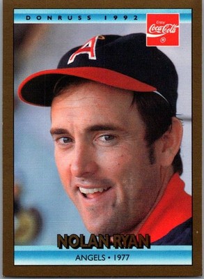 1992 Donruss Coke Ryan #11 Nolan Ryan California Angels