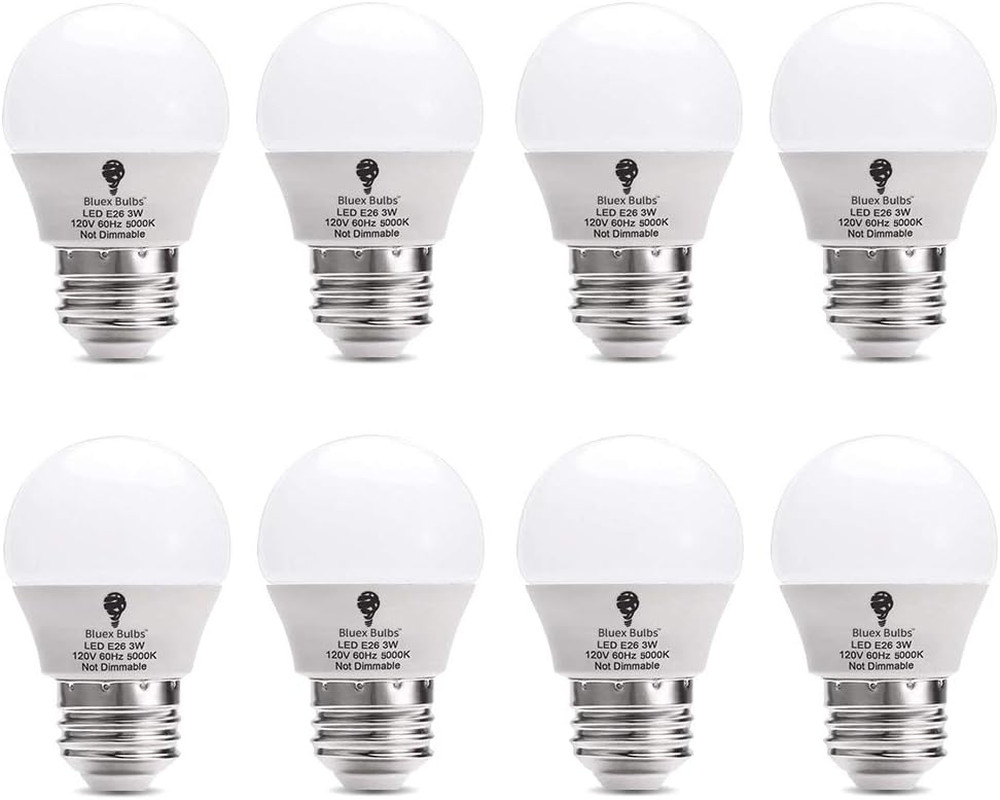 3w 5000k Daylight &ndash; 25w Equivalent E26 Base Small Glo