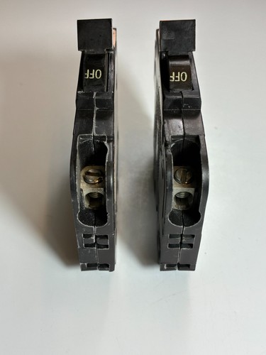 Federal Pacific FPE NC115 15A (SET OF 2) Stab-Lok 1P 120V TESTED 60-DAY WARRANTY - Picture 3 of 12