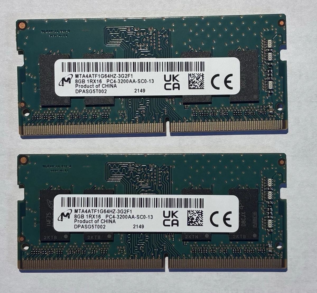 Preços baixos em Micron DDR4 SDRAM 16 Gb de capacidade Total de