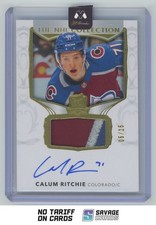 2024-25 UD The Cup NHL Collection RC Auto Patch Calum Ritchie /25 #NHLCR