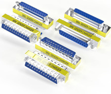 6-Pack DB25 25Pin Female to Female Male to Male Mini Gender Changer Coupler Adap