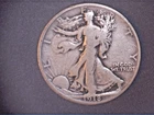 1918 Liberty Walking Half,  Circulated Ave, .3617 Oz Silver (US-8907 )